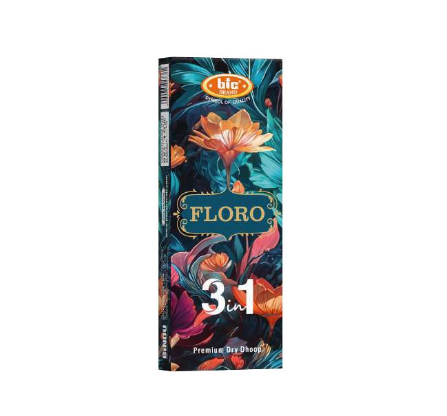 Flora 3 in 1 Long Dhoop Sticks